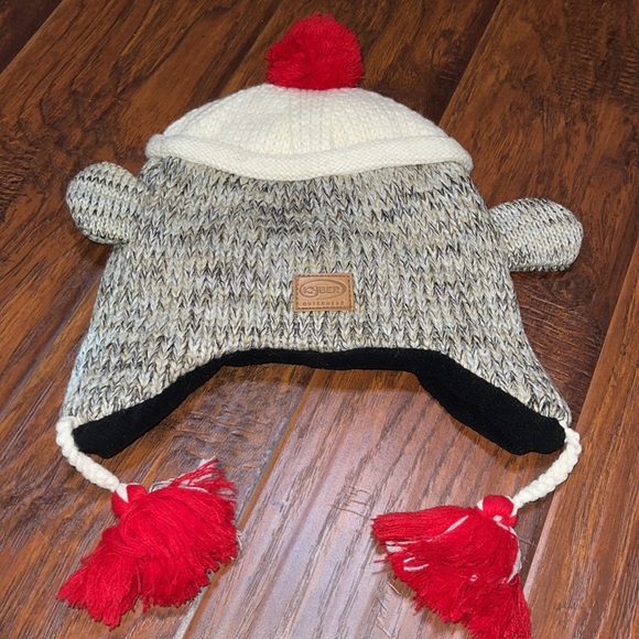 Sock monkey beanie/toboggan - Picture 2 of 2